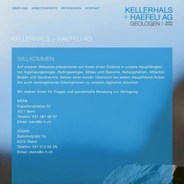 Portfolio Atelier Scheidegger, Webseite WordPress Kellerhals + Häfeli, Bern/Stans